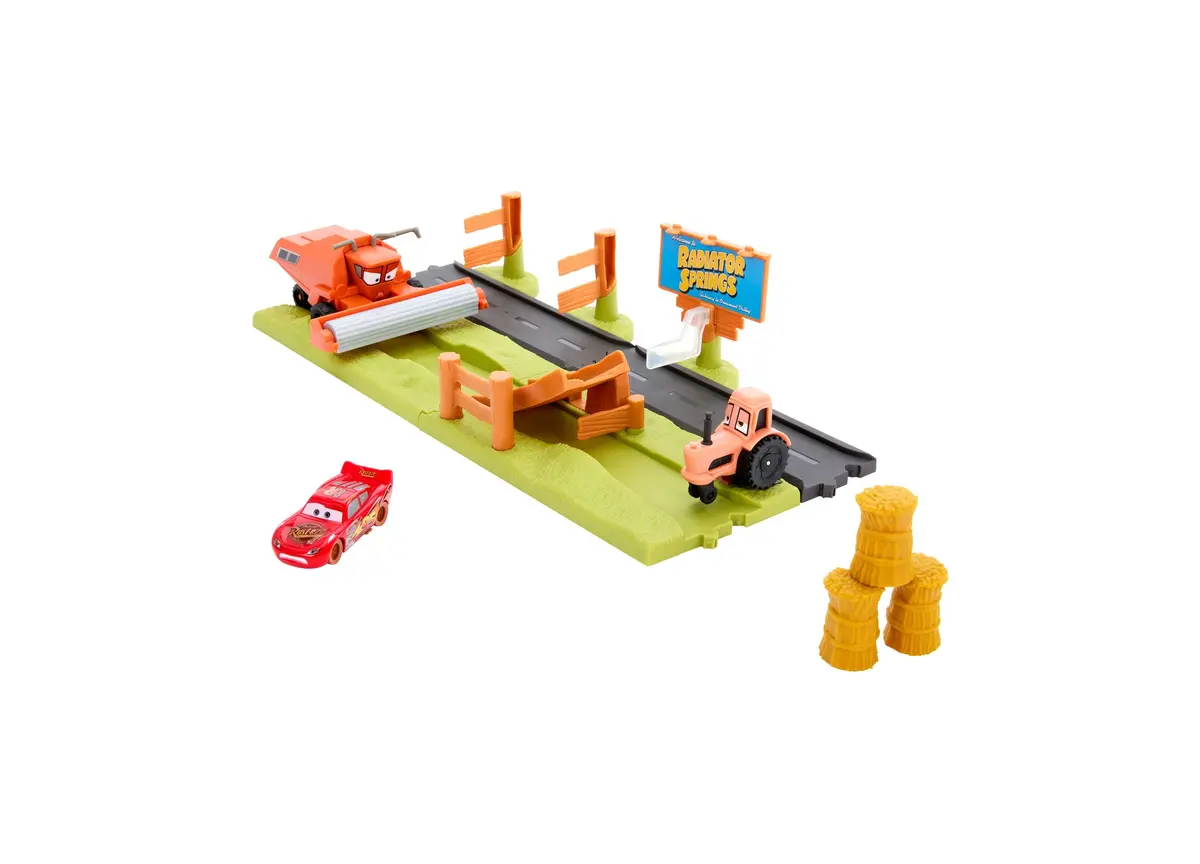 Disney And Pixar Cars Frank Escape And Stunt Race Playset 1