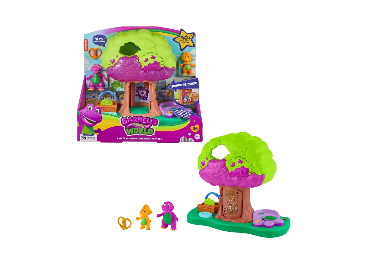 Barney's World Treehouse Playset 1
