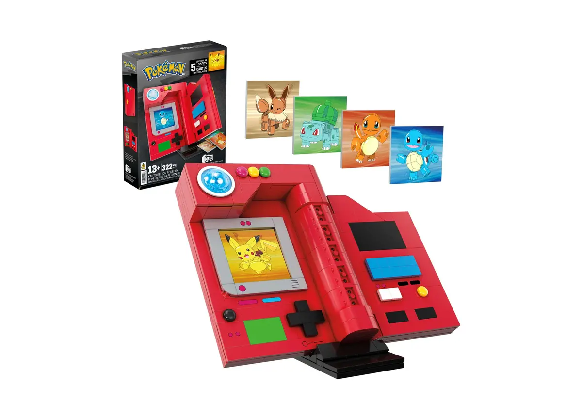 Mega Construx Pokémon 322-Piece Kanto Region Pokédex Building Kit - Model Hym37 1