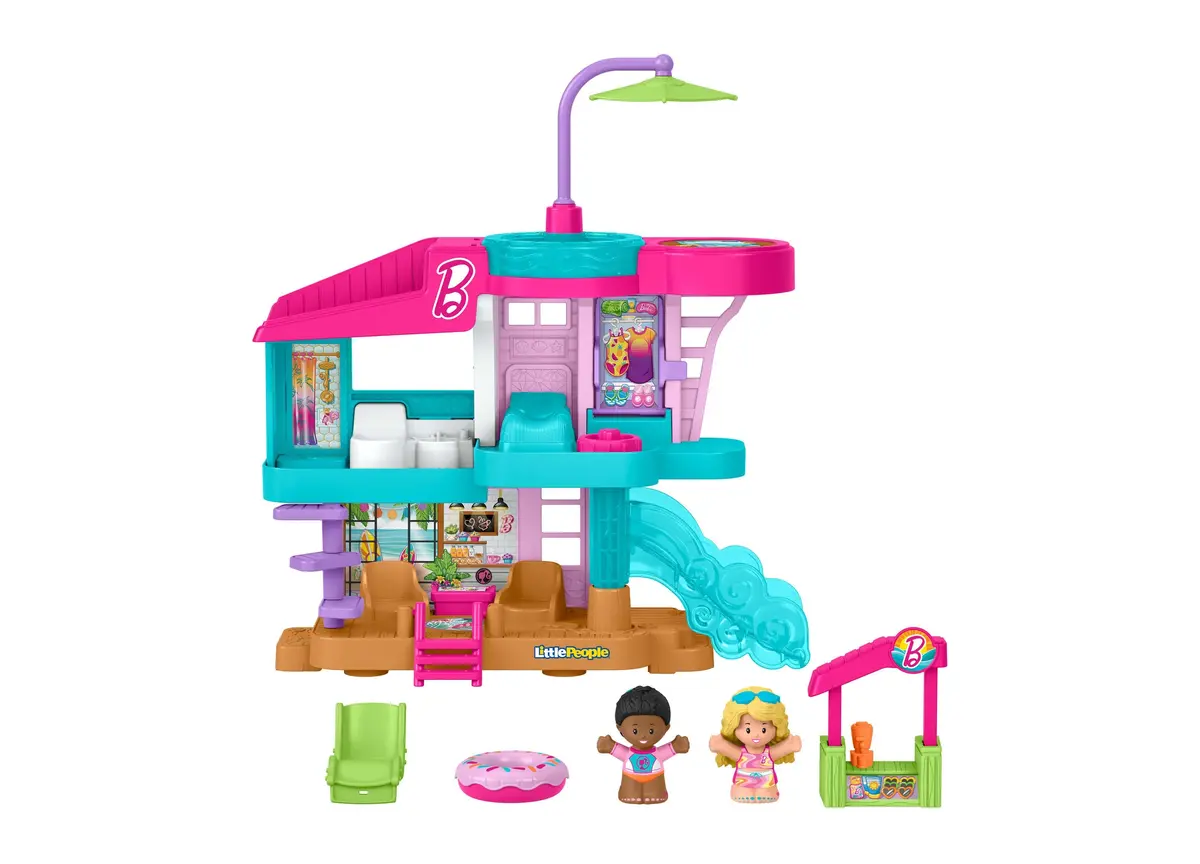 Fisher-Price Little People Barbie Beach House Playset 1