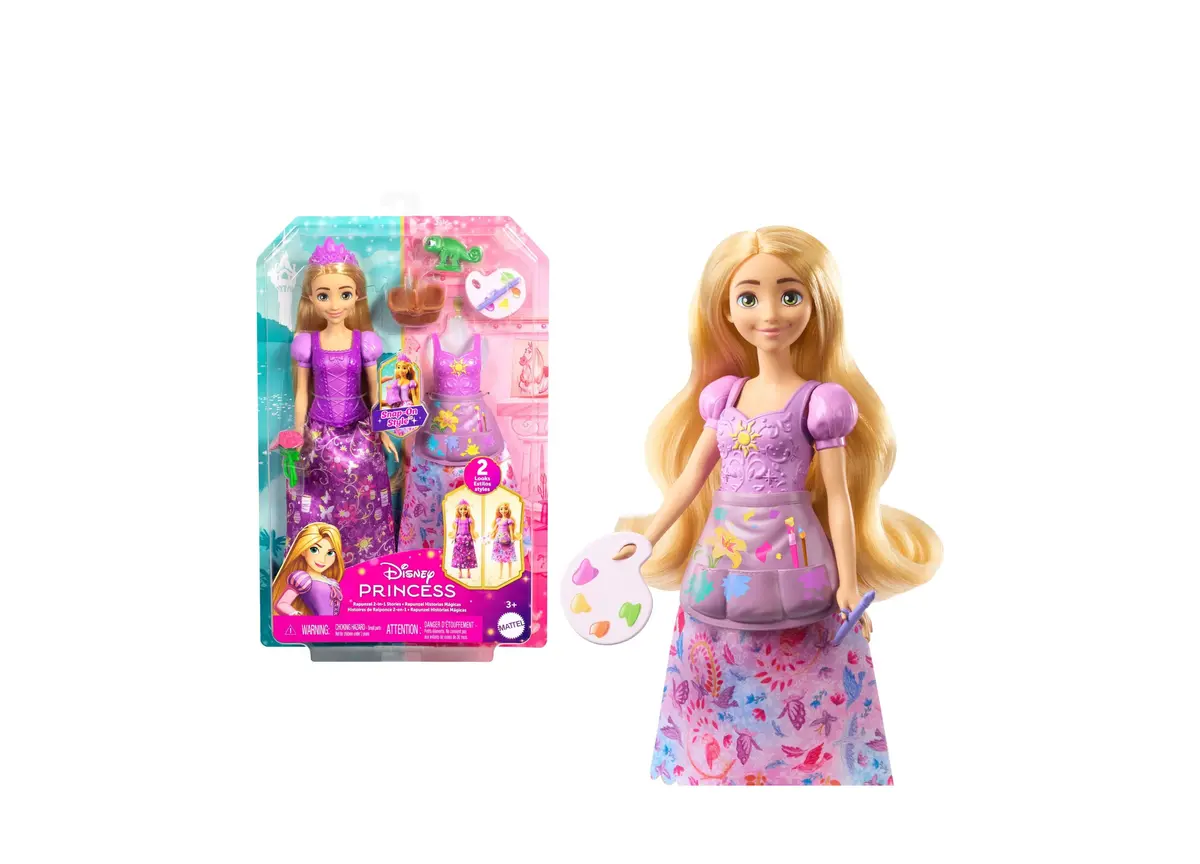 Disney Princess 2-In-1 Rapunzel Fashion Doll - Dual Adventure Outfits 1