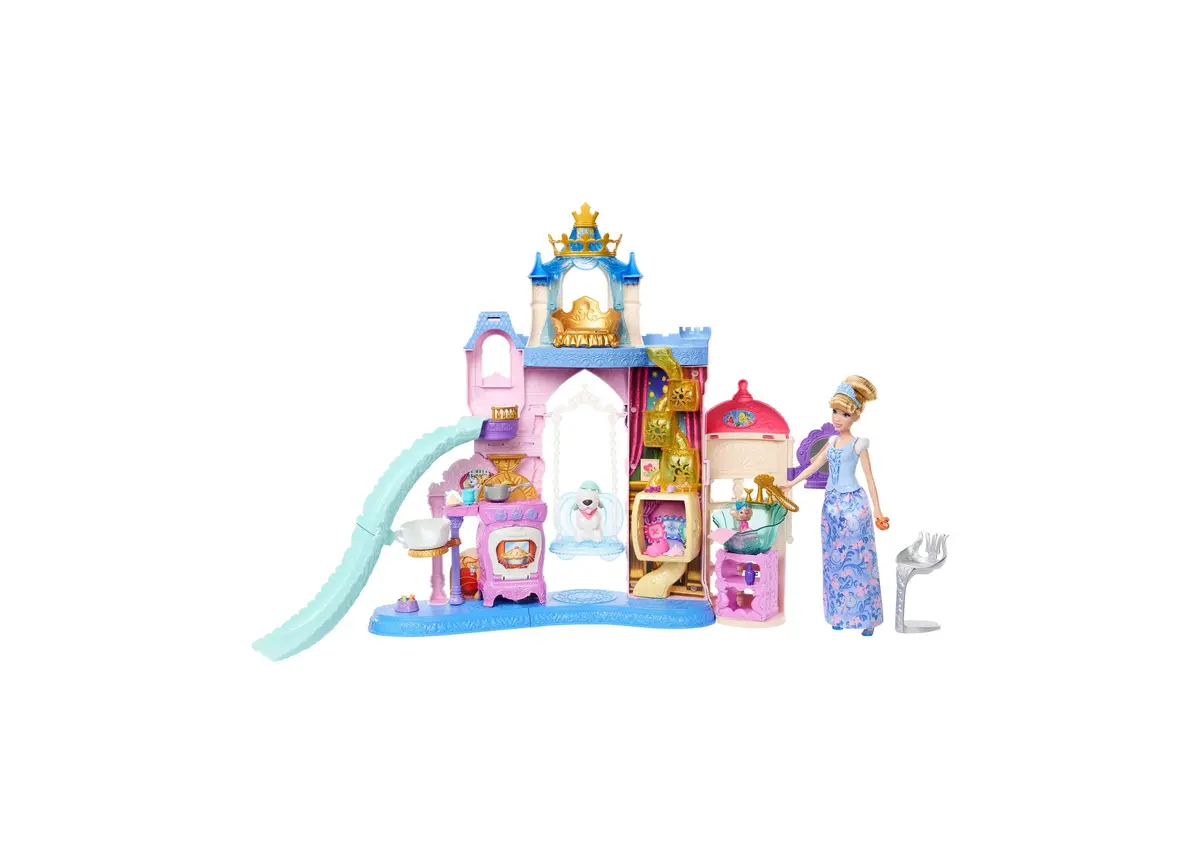 Disney Princess Pet Palace With Cinderella Fashion Doll And Animal Friends 1