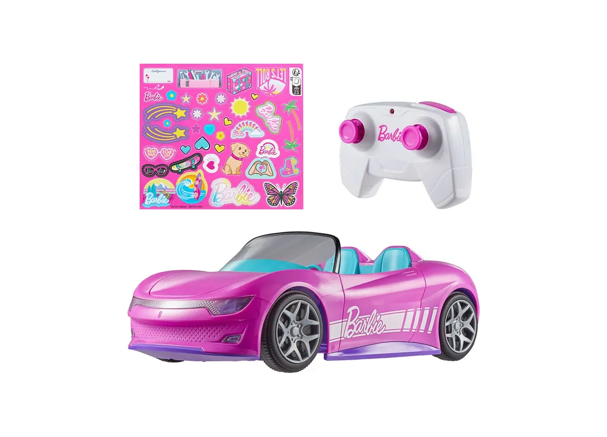 Hot Wheels Rc Barbie Convertible - Pink 1