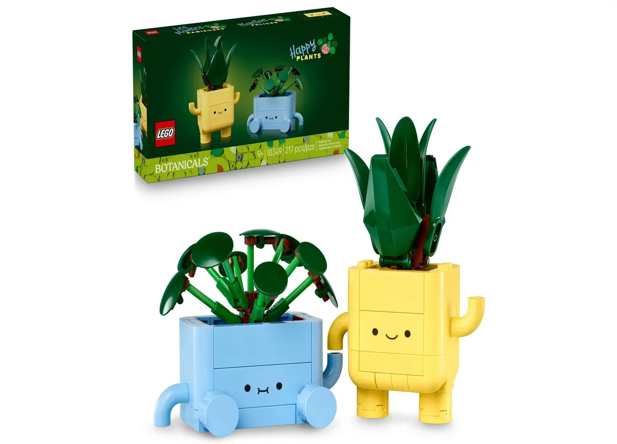 Lego Botanicals Happy Plants Building Set Model 10349, 217 Pieces 1