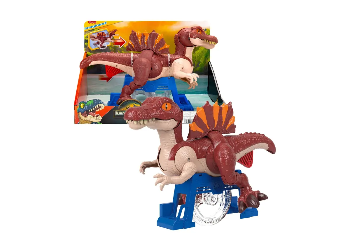 Imaginext Fisher-Price Jurassic World Rebirth Sprinting Spinosaurus - Action Figure 1
