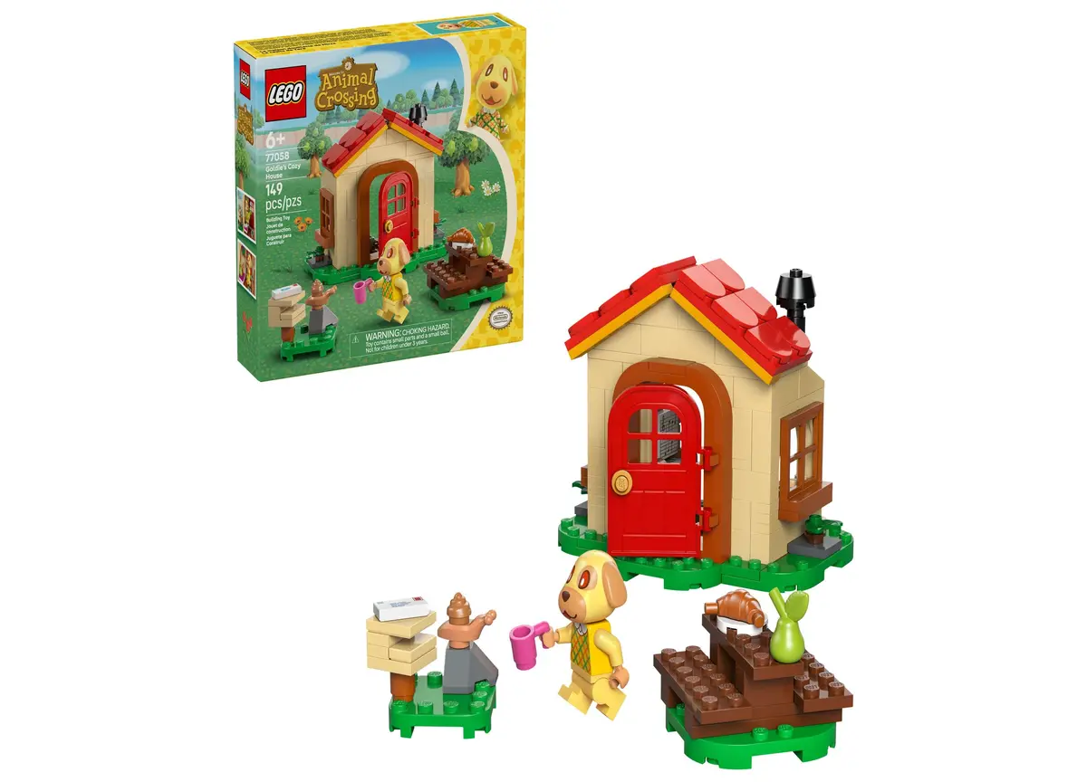 Lego Animal Crossing Goldie's Cozy House Building Set 77058, 149 Pieces 1
