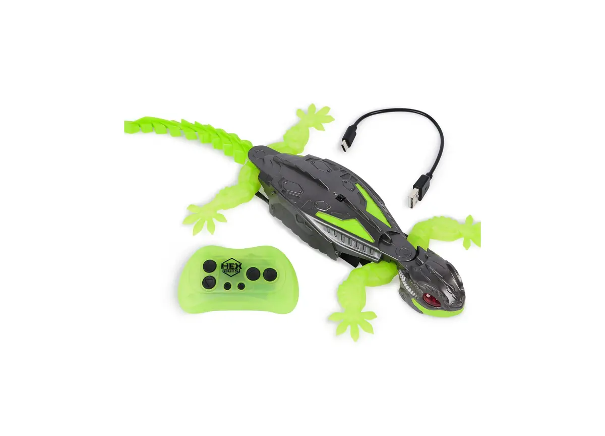 Hex Bots Radio Control Wall Crawler Gecko - Glow-In-The-Dark 1