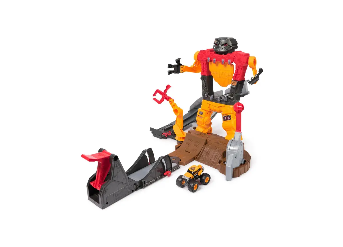 Monster Jam Smash Bot Playset With Exclusive Trucks 1