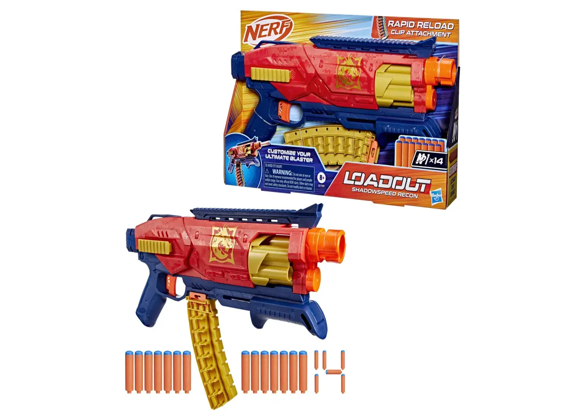 Nerf Loadout Shadow Speed Recon Blaster - Stealth Design 1
