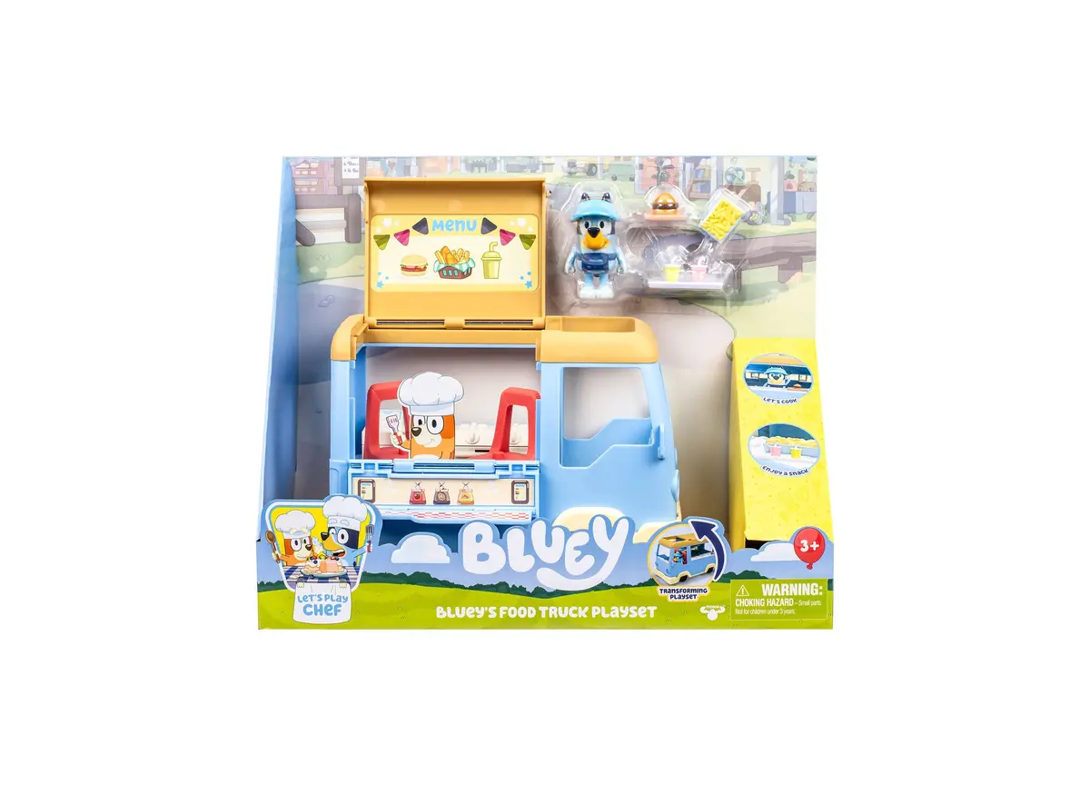 Bluey S13 Let's Play Chef Food Truck Playset 1