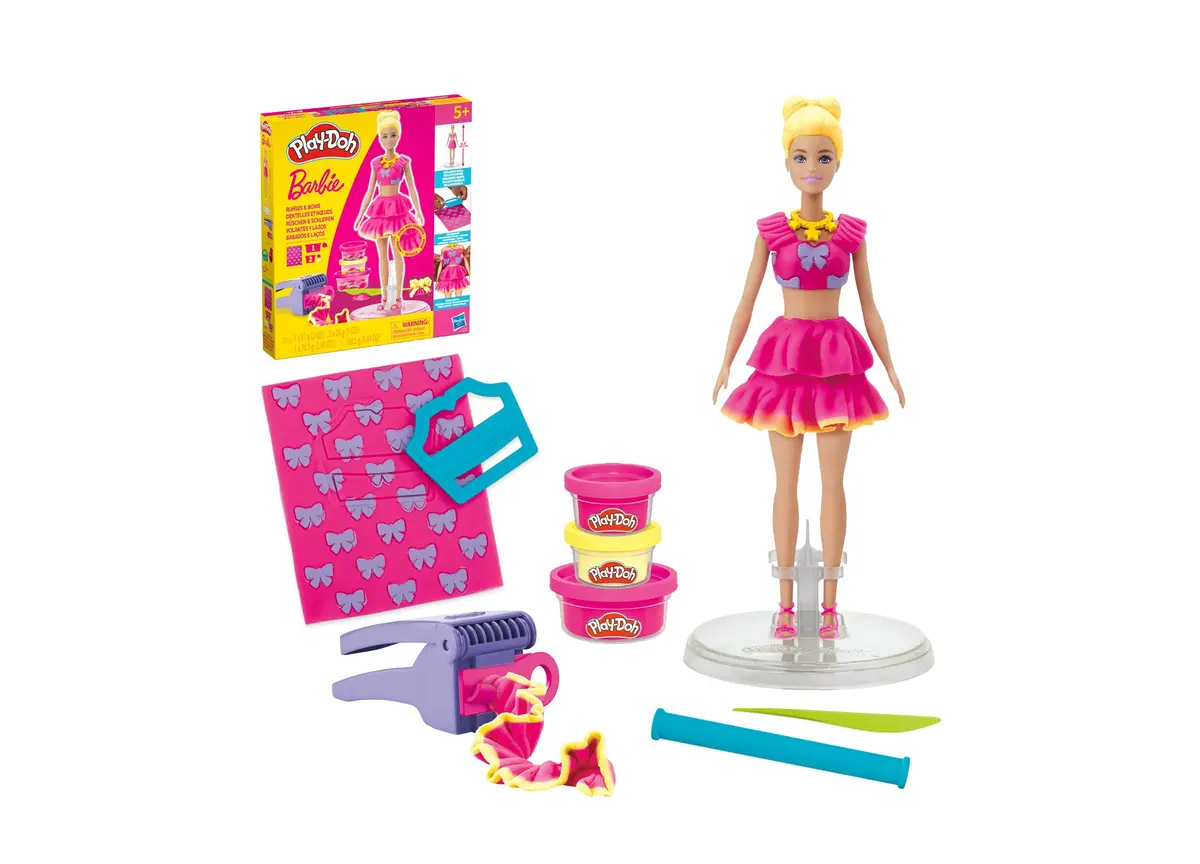 Play-Doh Barbie Ruffles And Bows Fashion Designer Set 1