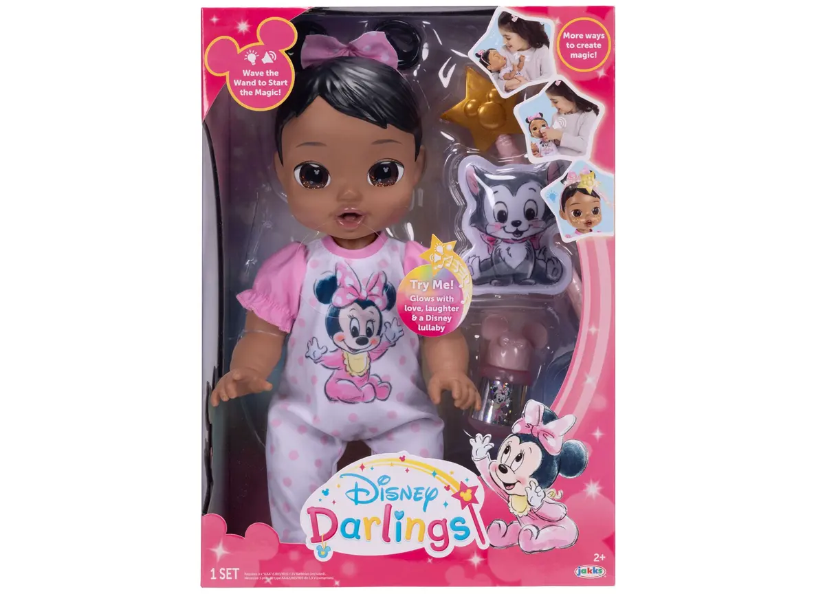 Disney Darlings 13-Inch Sparkle Eyes Minnie Mouse Doll 1
