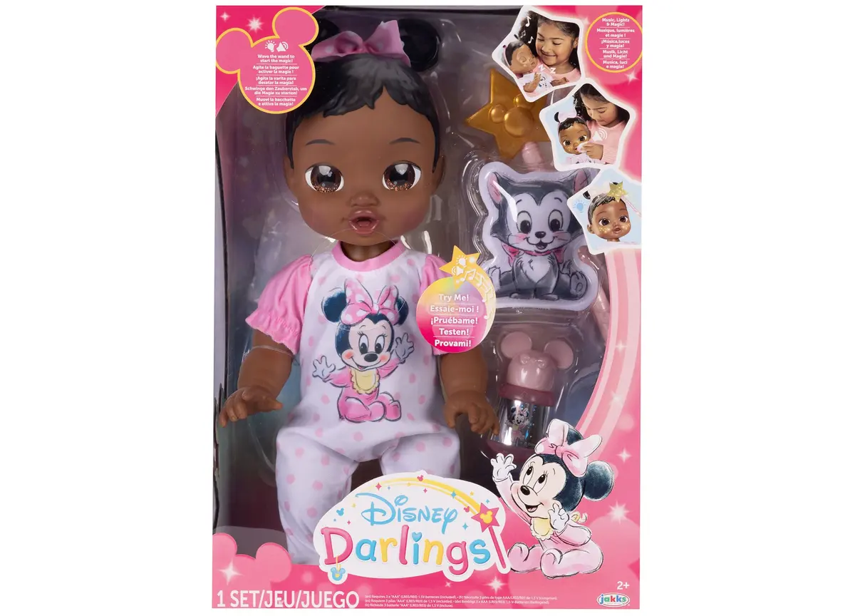 Disney 13-Inch Deluxe Minnie Mouse Magic Feature Doll 1