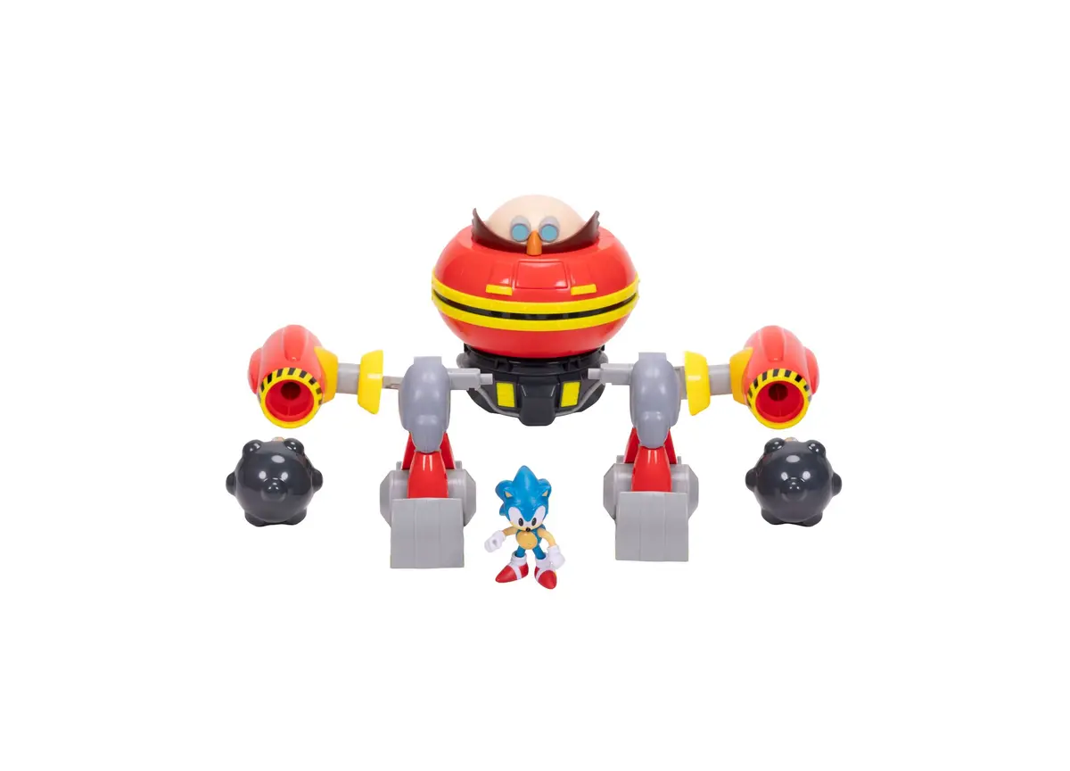 Sonic Hammer Egg Robot With Articulated Sonic Figure Deluxe Playset 1