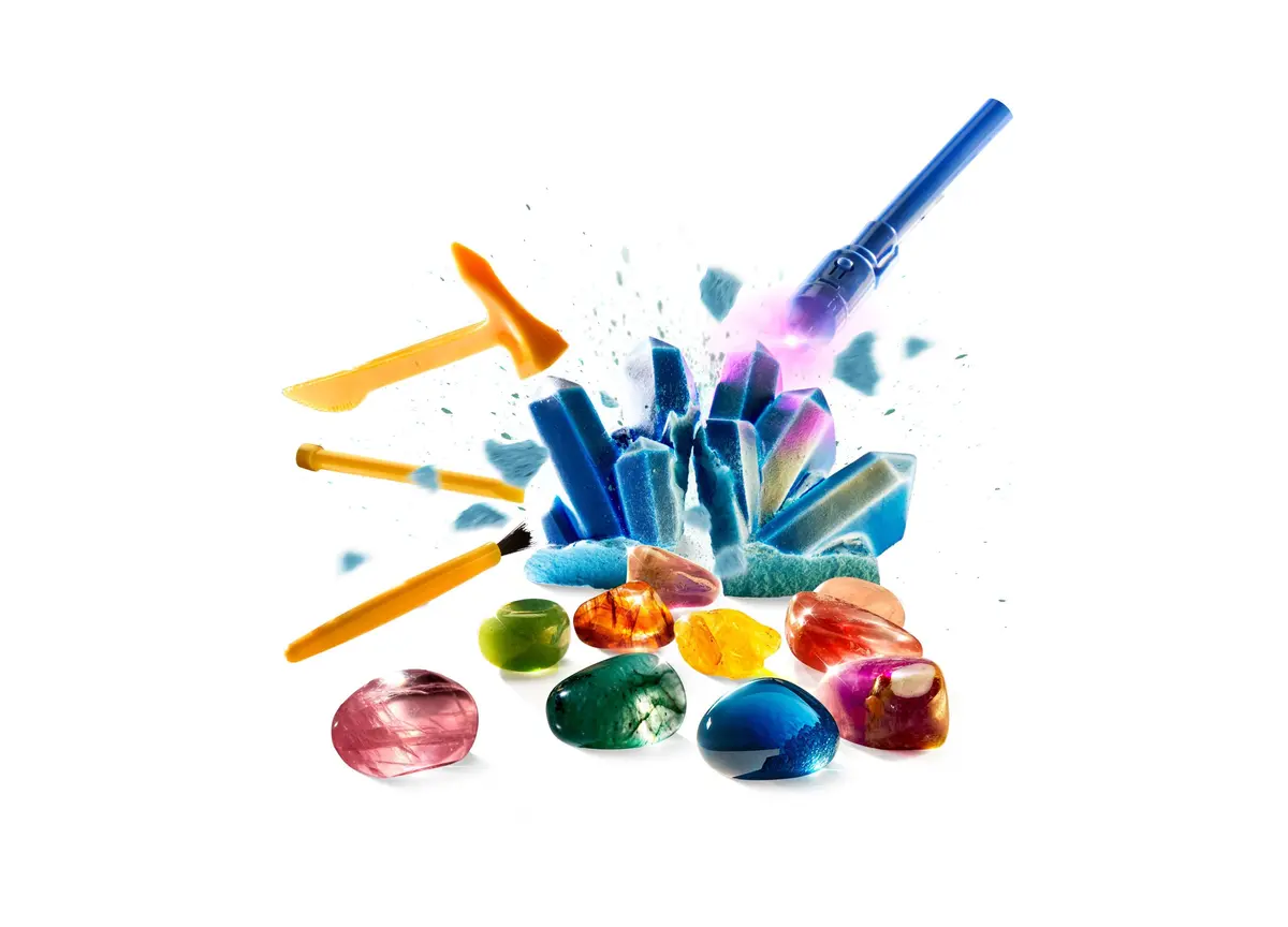 Discovery #Mindblown Gemstone Excavation Adventure Kit (4 Piece Set) 1
