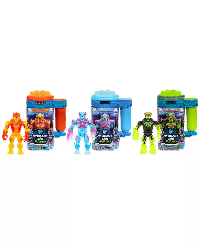 Mr Beast Lab Beast Mutation S2 Chamber Playset - Assorted Figures 1