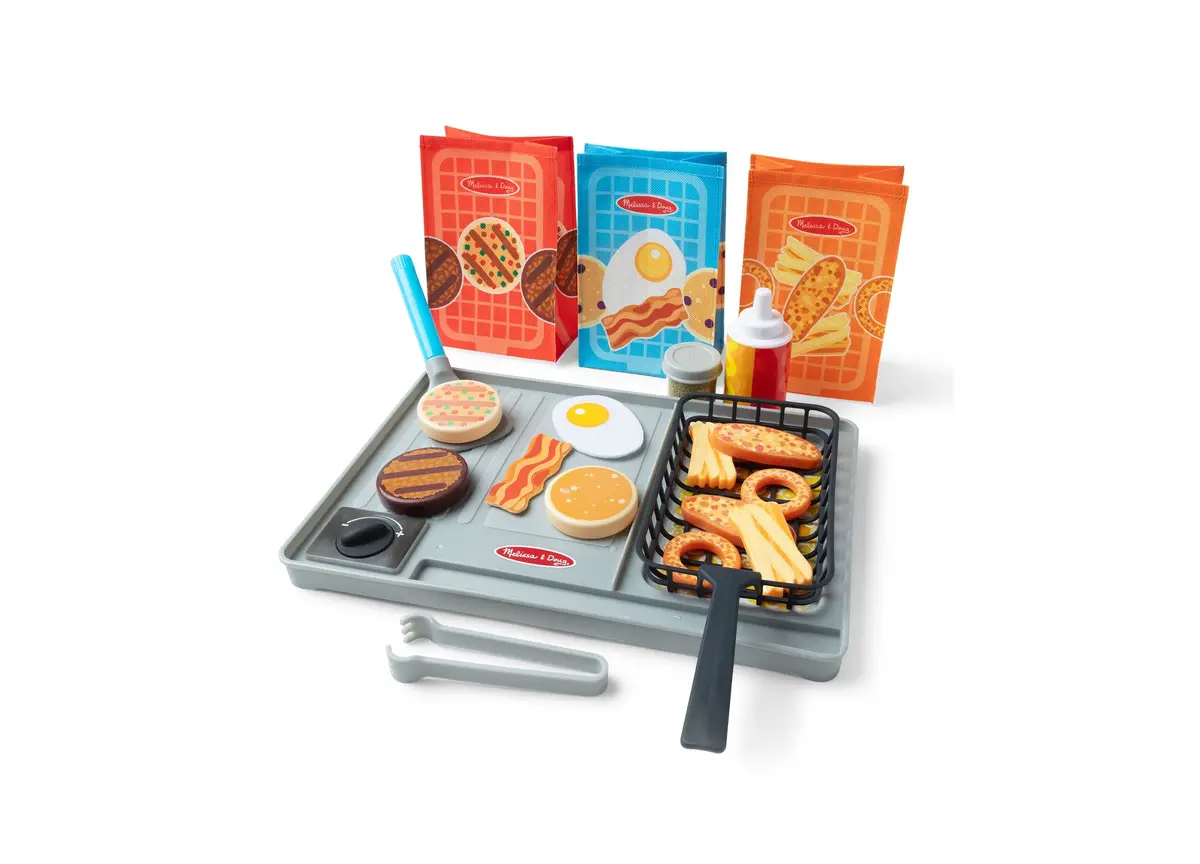 Melissa & Doug Water Wow Flip & Fry Play Set - Colorful Cooking Fun 1