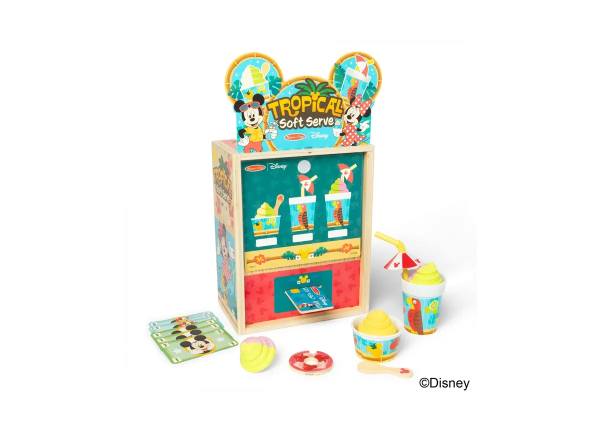 Melissa & Doug Mickey Tropical Soft Serve Playset - Wooden Toy 1