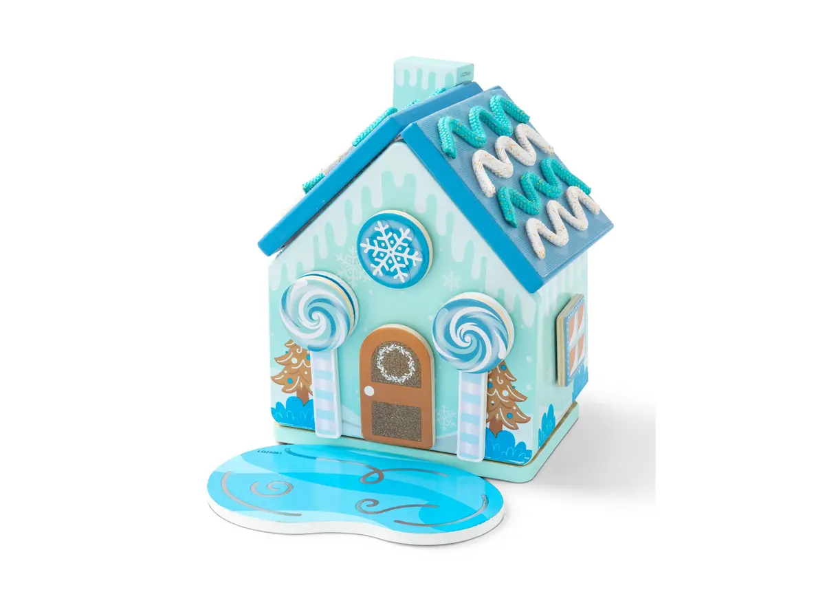 Melissa & Doug Gingerbread House Wooden Play Set - 44 Pieces 1
