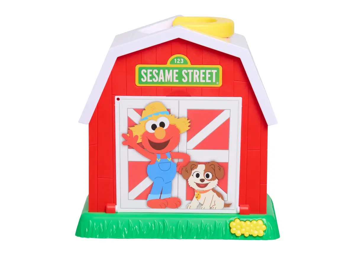 Sesame Street Elmo's Learn And Sort Barn - Interactive Shape Sorter 1