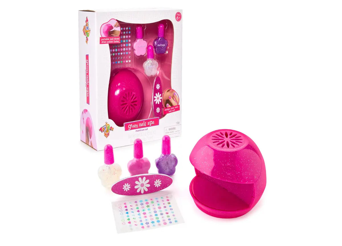 Geoffrey's Toy Box Glam Nail Spa Complete Manicure Kit 1