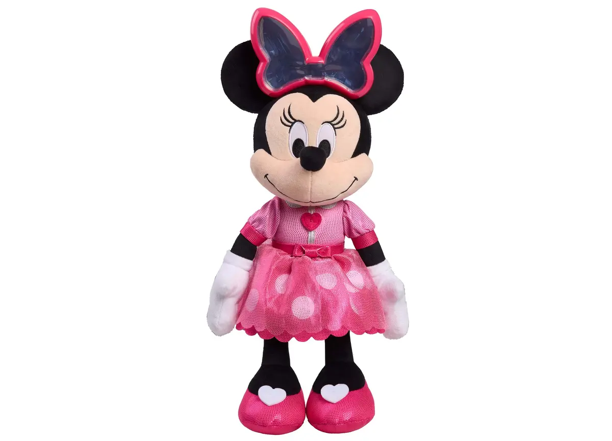 Disney Jr. 15 Inch Interactive Colorfinity Minnie Mouse Plush Toy 1
