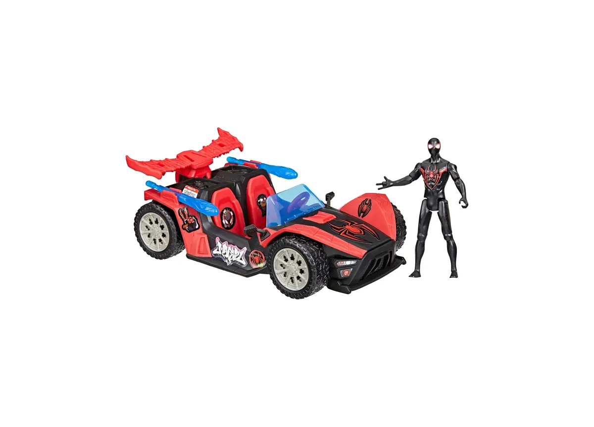 Marvel Spider-Man Venomversus 4-Inch Miles Morales Remix Blast Racer Action Figure Set 1