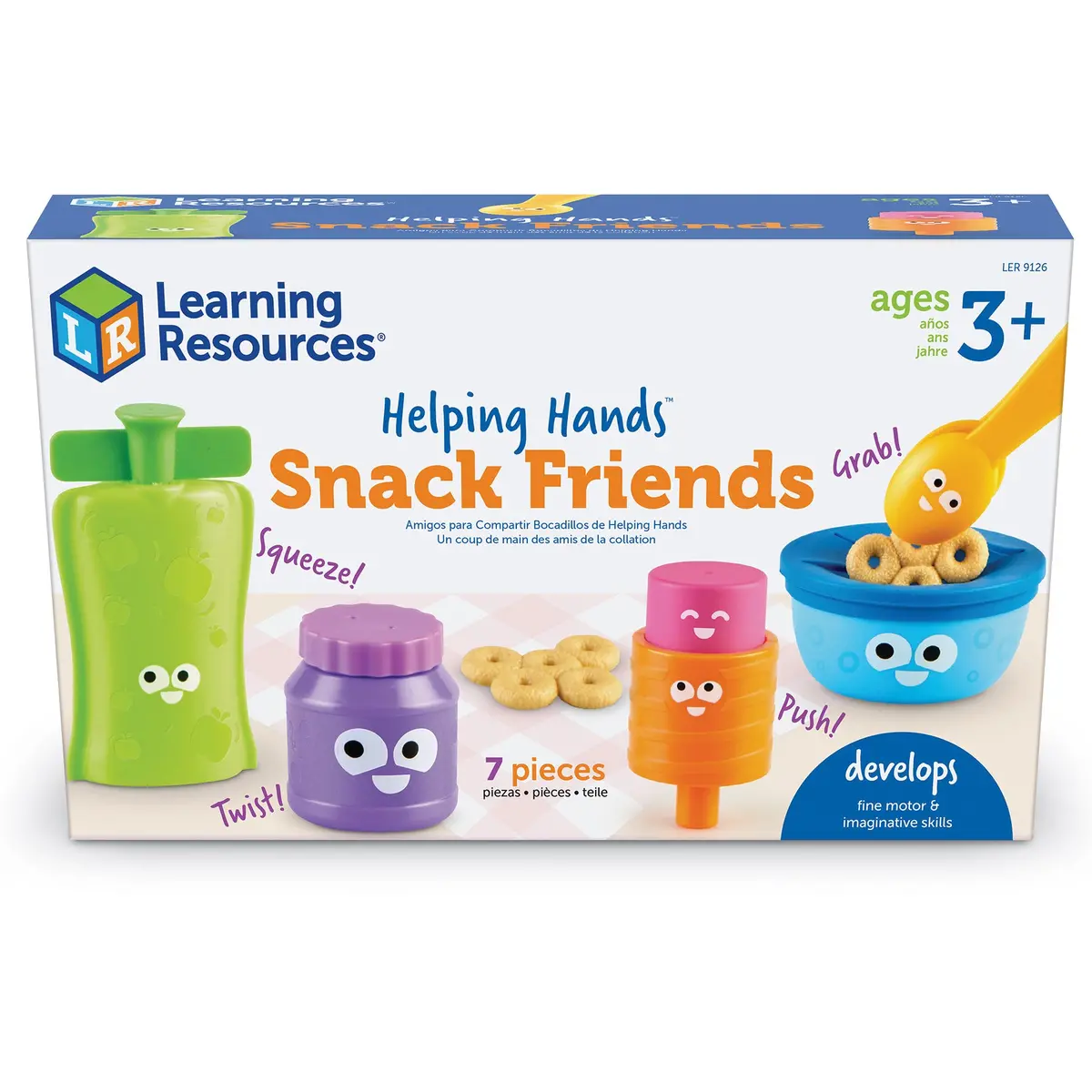 Learning Resources Helping Hands Snack Pals - Interactive Fine Motor Skills Toy 1