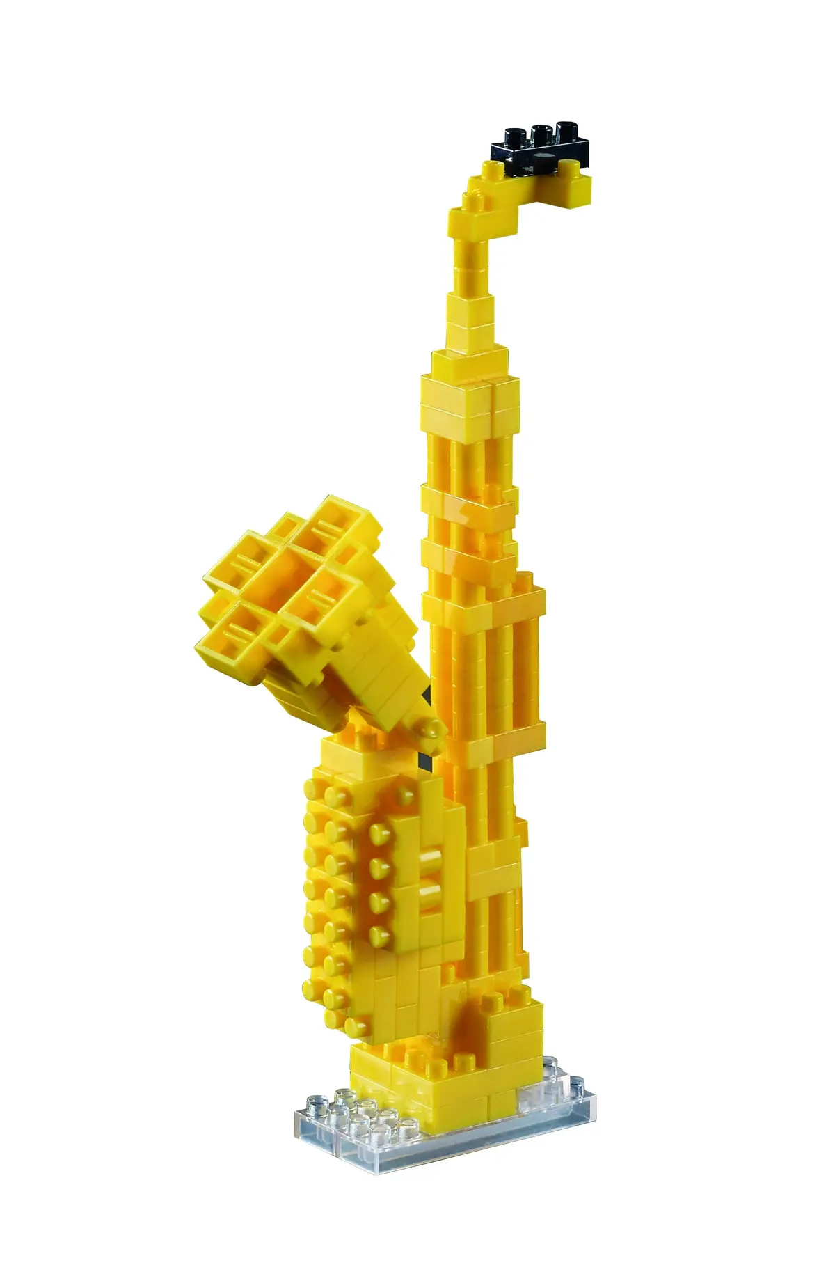 Brixies 174-Piece 3D Saxophone Micro Brick Construction Set 1
