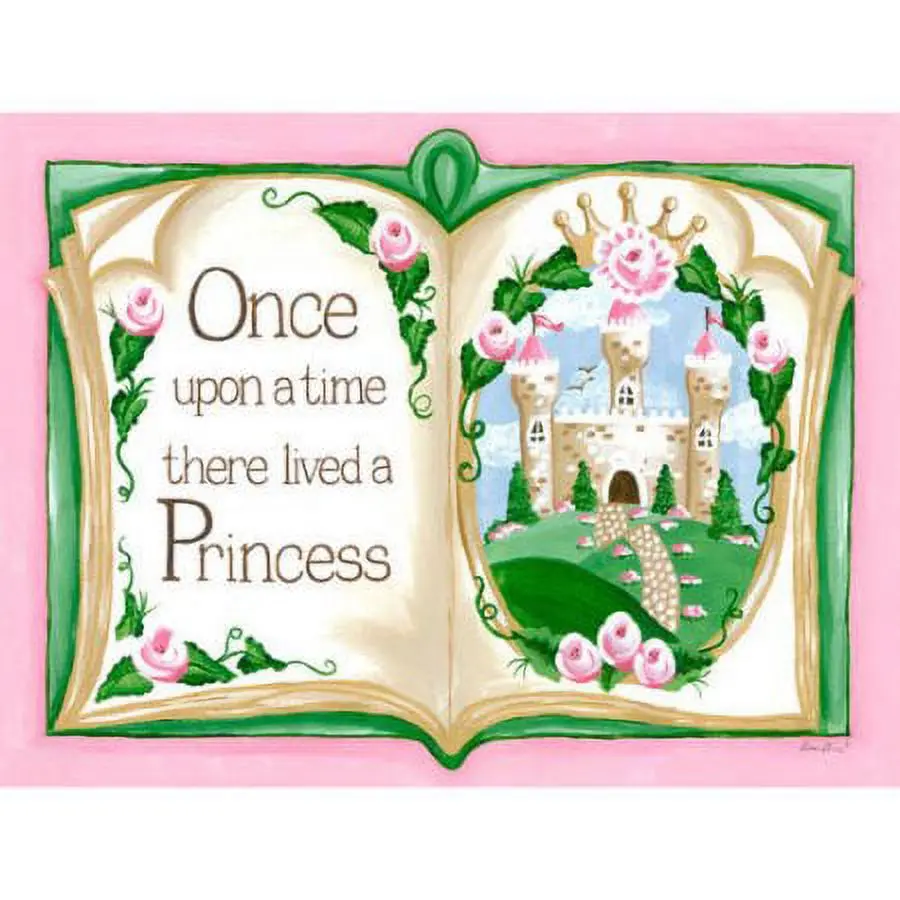 Oopsy Daisy Once Upon A Time Princess Canvas Wall Art 1
