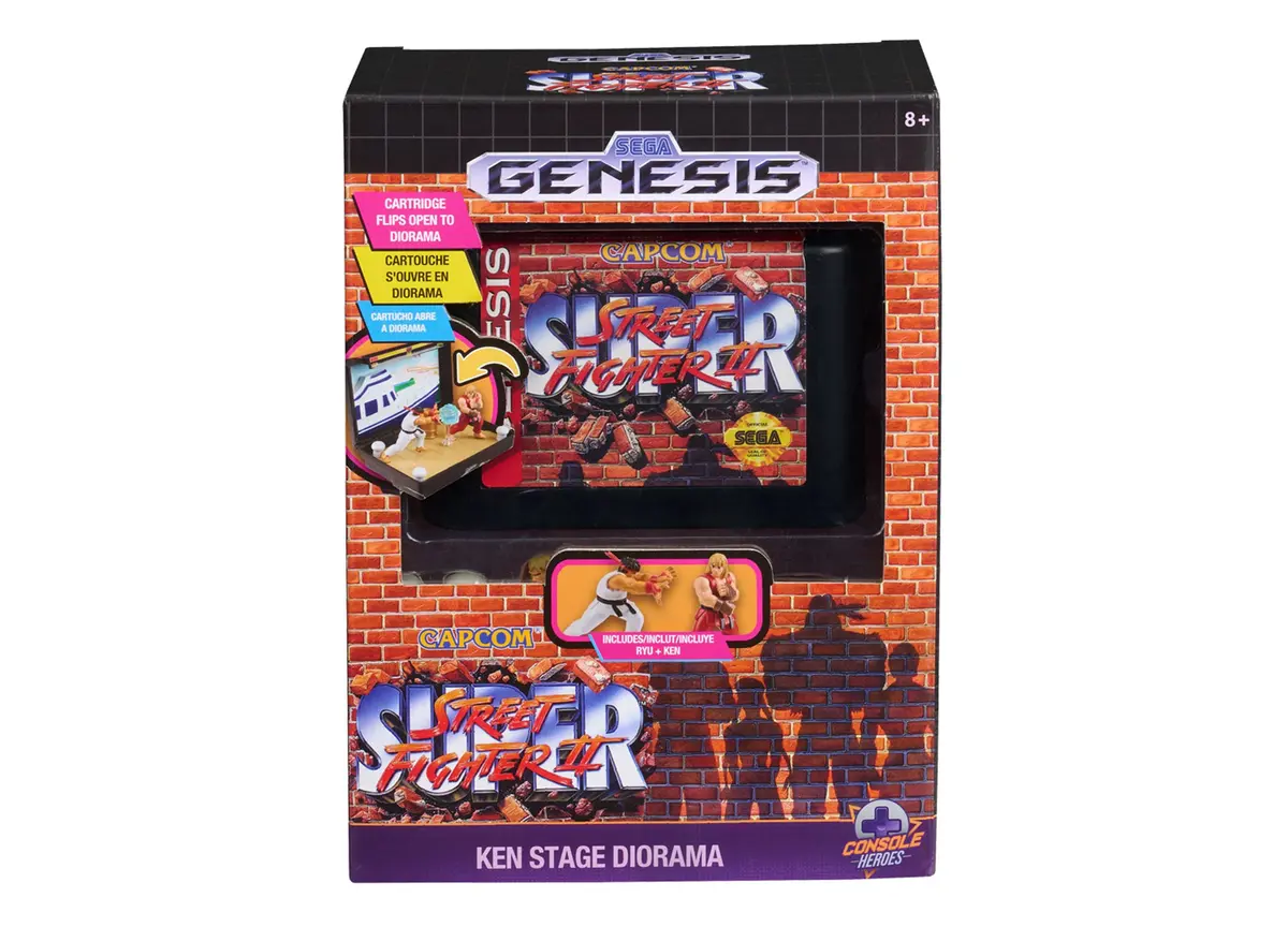 Wilder Toys Sega Genesis Street Fighter Ii Diorama – Ryu & Ken 1