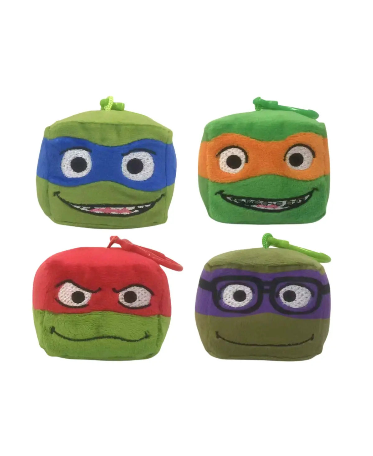 Teenage Mutant Ninja Turtles Cubez 4-Pack Plush Set 1