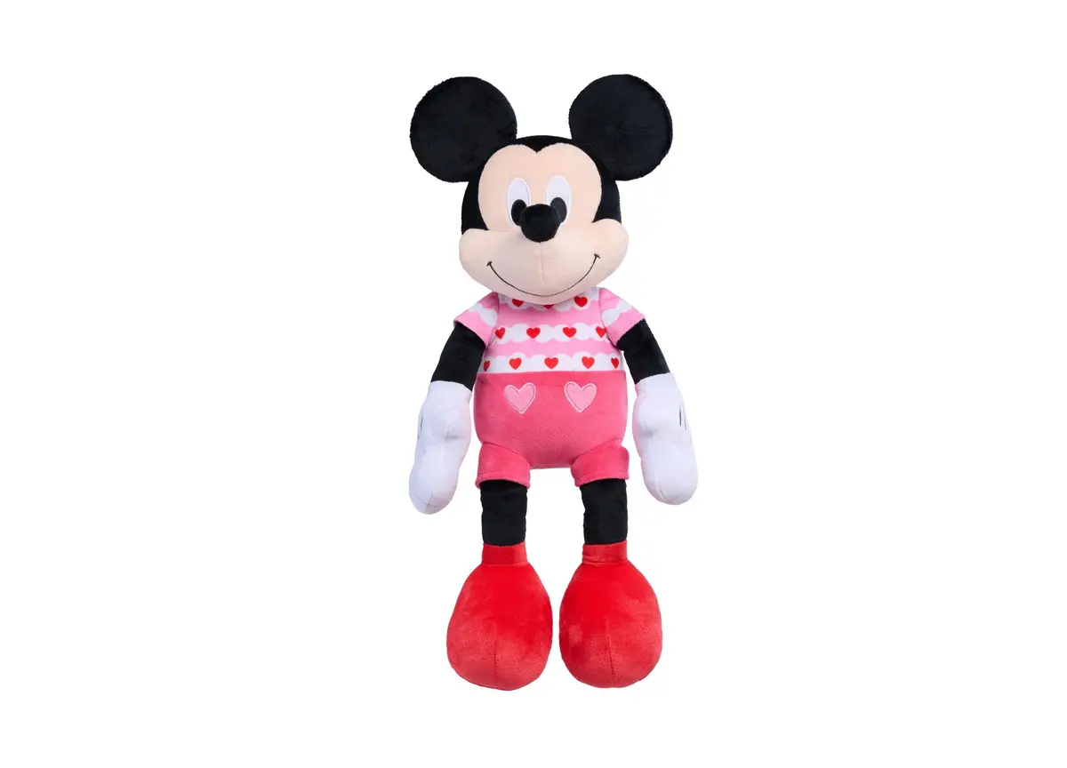 Disney Valentine's 19 Inch Mickey Mouse Large Plush Toy 1