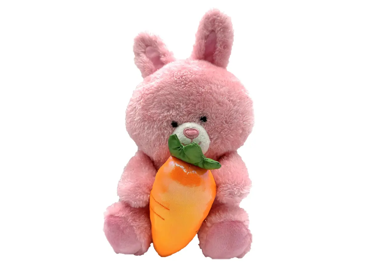 Wild Hippo Cloud Crew 18 Inch Plush Easter Bunny - Soft Pink 1
