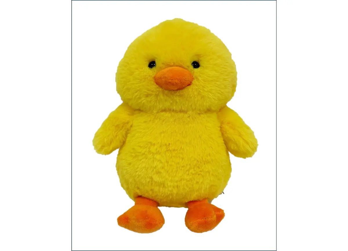 Wild Hippo Moo Squad 8 Inch Plush Easter Chick - Yellow 1