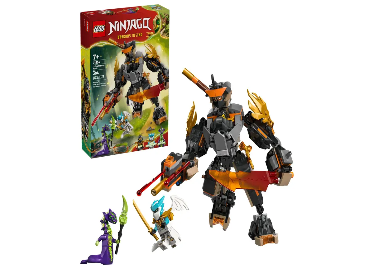 Lego Ninjago Cole's Dragon Mech Building Set 364 Pieces - 71854 1