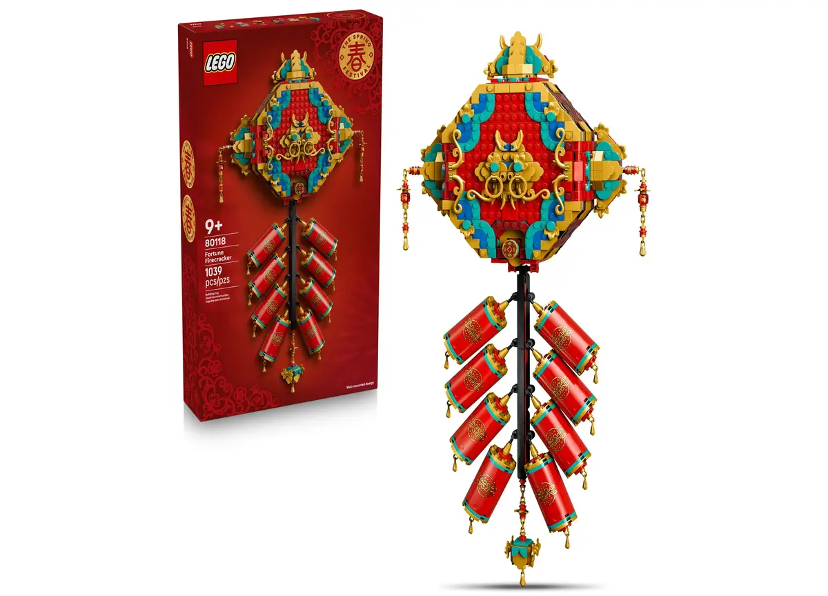 Lego Spring Festival Fortune Firecracker Building Set 1039 Pieces - Celebration Edition 1