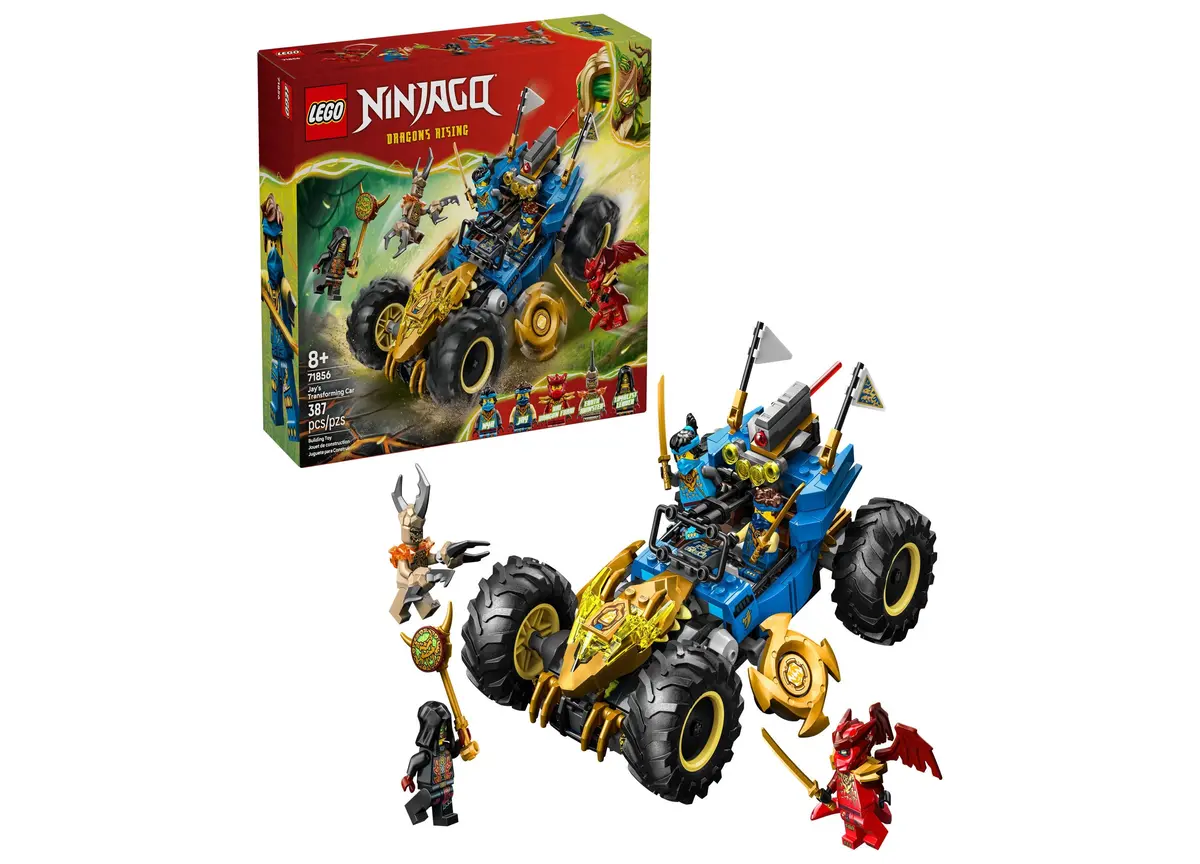 Lego Ninjago Jay's Epic Transforming Car Set - 387 Pieces 1