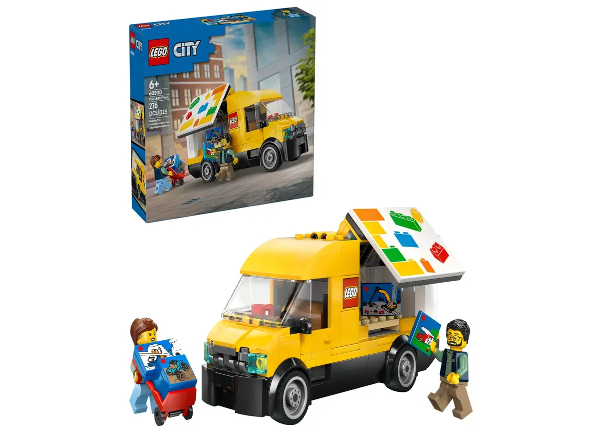 Lego City Iconic Delivery Van Building Set 276 Pieces - 60500 1