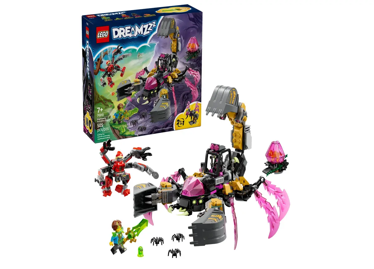 Lego® Dreamzzz Nightmare Scorpion Digger 505-Piece Building Set 1