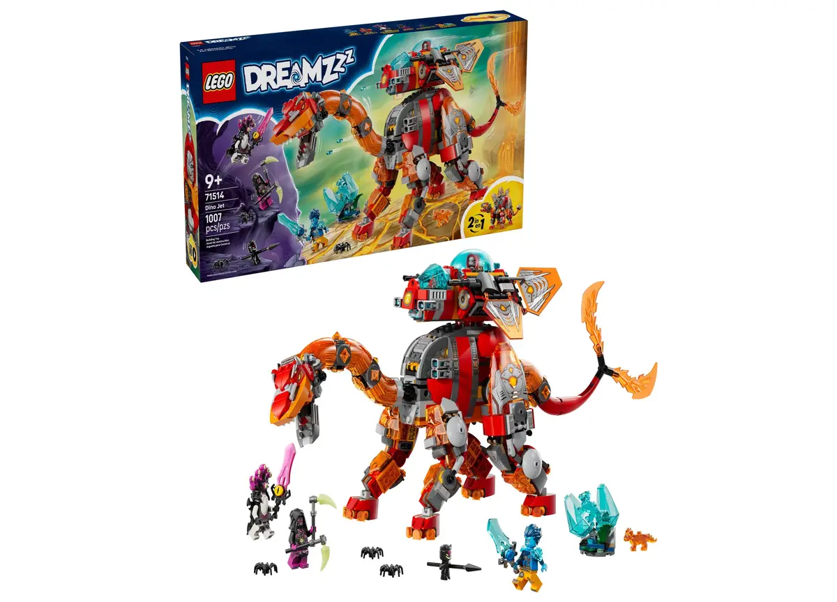 Lego Dreamzzz Dino Jet 1007-Piece Dinosaur-Themed Building Set 1