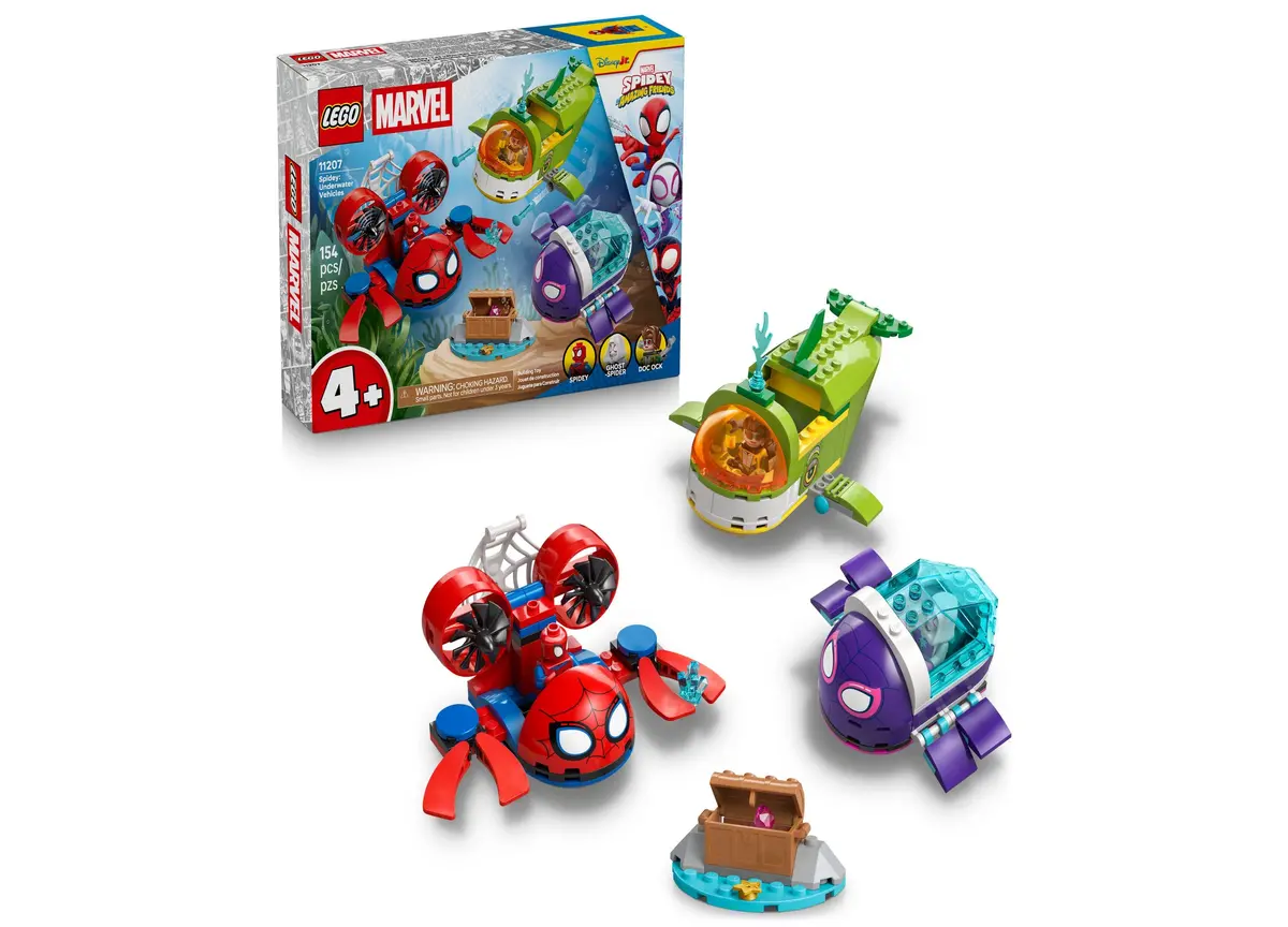 Lego Marvel Spidey: Underwater Adventure Building Set - 154 Pieces 1