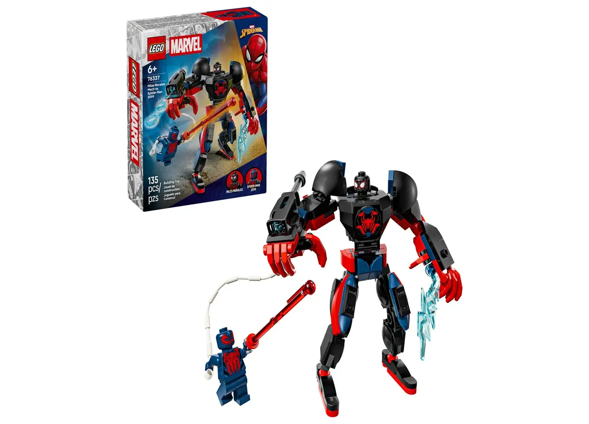 Lego® Marvel Mech Showdown: Miles Morales Vs. Spider-Man 2099 Building Set - 135 Pieces 1