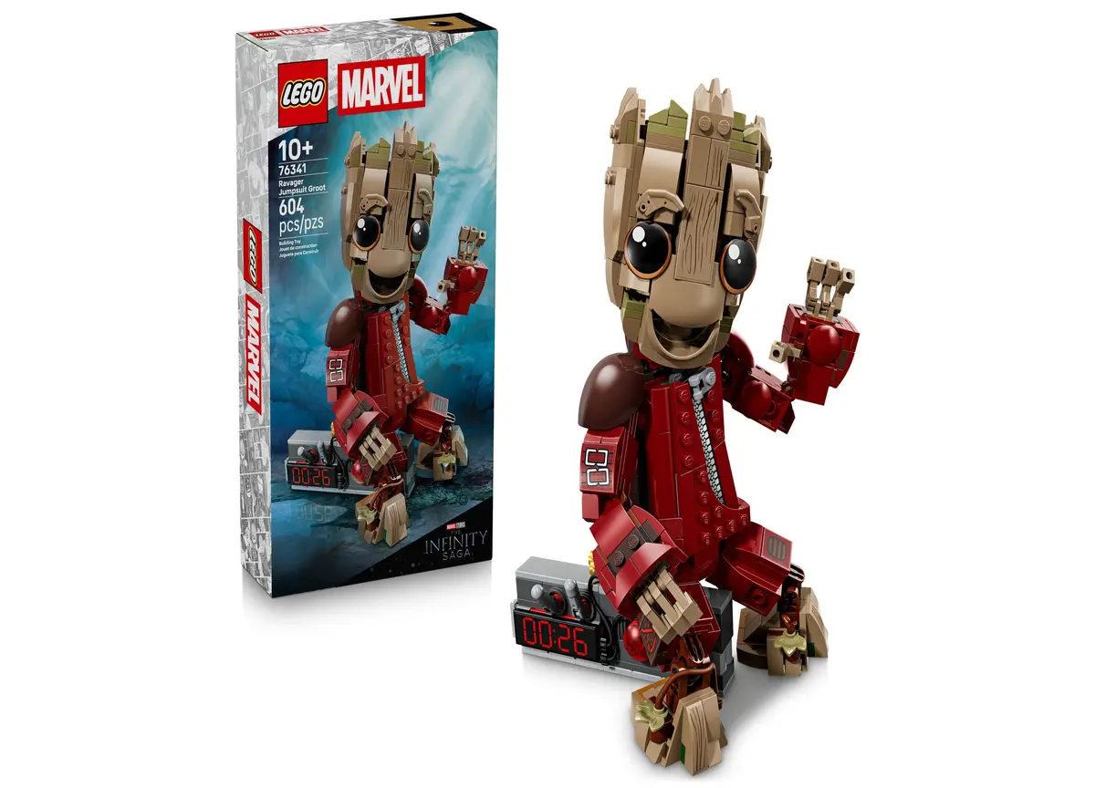 Lego Marvel Ravager Jumpsuit Groot Kids Building Set - 604 Pieces 1