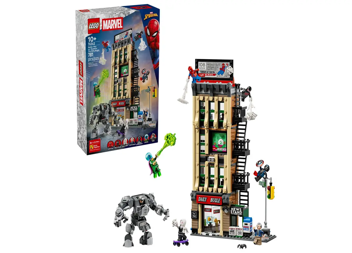 Lego Marvel Spider-Man Vs. Mysterio: 781-Piece Daily Bugle Showdown 1