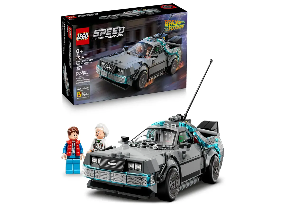 Lego Speed Champions Back To The Future Time Machine Set 77256, 357 Pieces 1