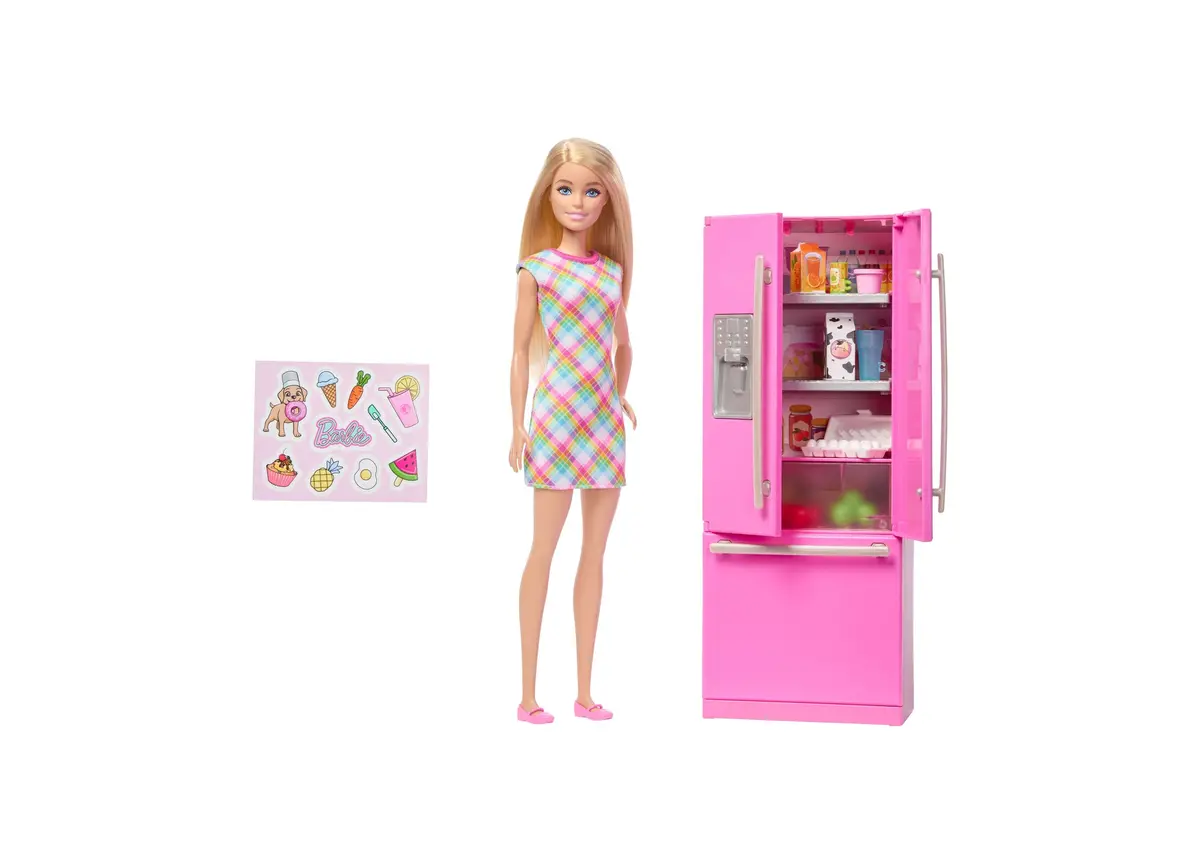 Barbie Deluxe Kitchen Playset With Doll - Blonde Bun 1