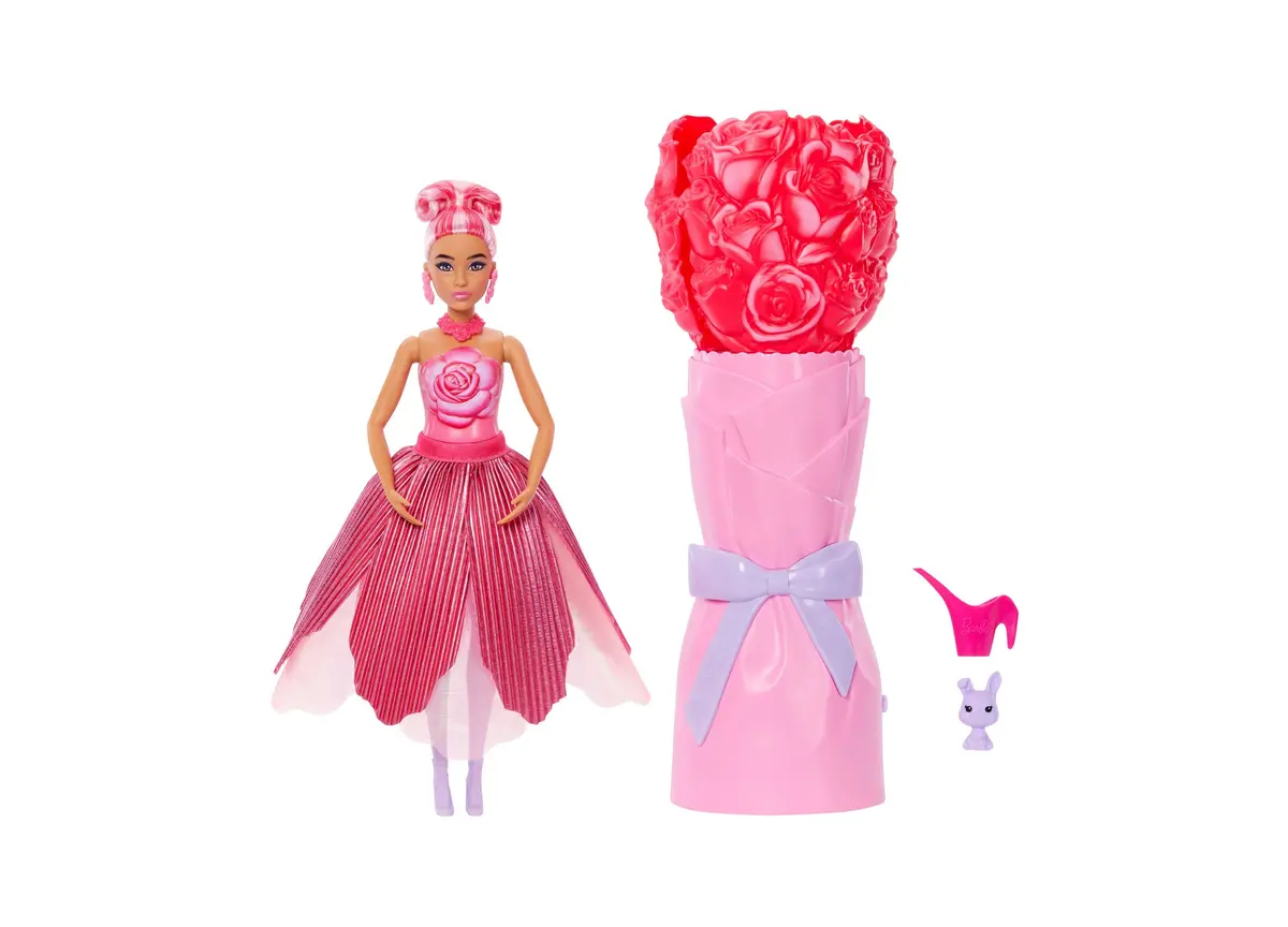 Barbie Petal Pop Scented Fashion Doll - Blossom Beauty 1