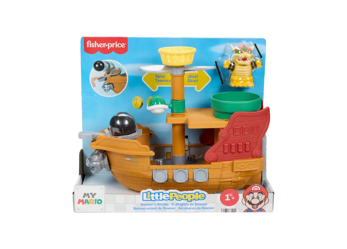 Fisher Price Little People My Mario Bowser's Airship Playset 1