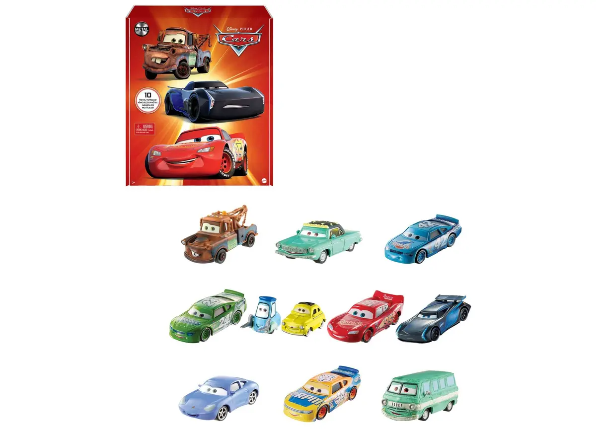 Disney Pixar Cars Mini Racers Die-Cast Vehicle 10-Pack 1
